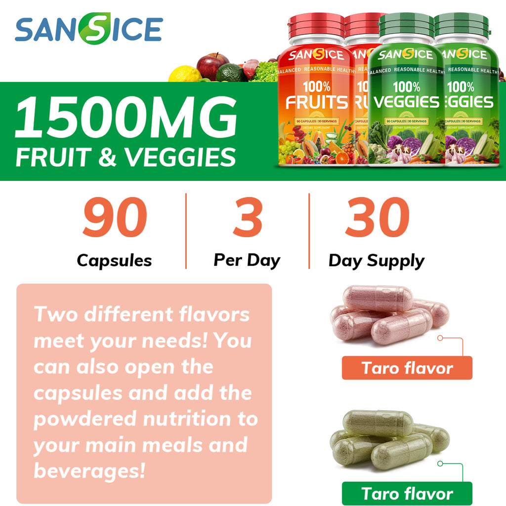 Fruit and Veggies Supplement(4 Pack)