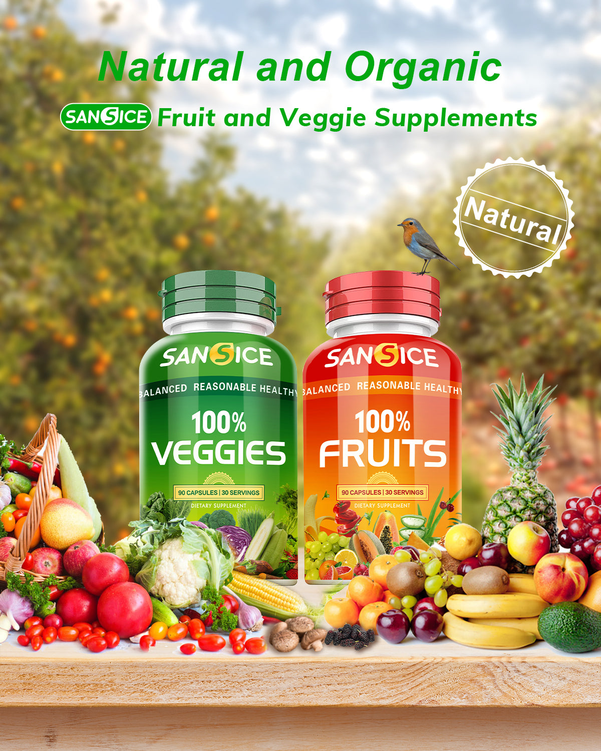 Fruits and Veggies Supplement(2 Pack)