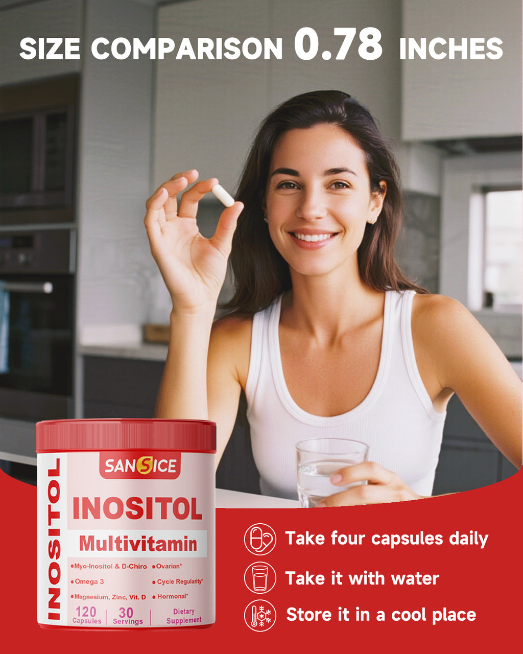 Myo & D-Chiro Inositol Multivitamin Capsules